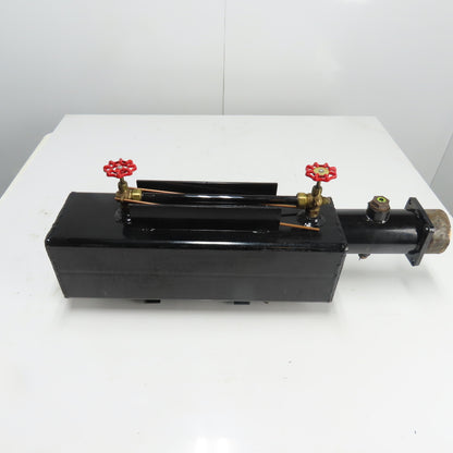 TempTEK V10-21000 3 Gallon Industrial Process Fluid Tank Reservoir w/ Valves