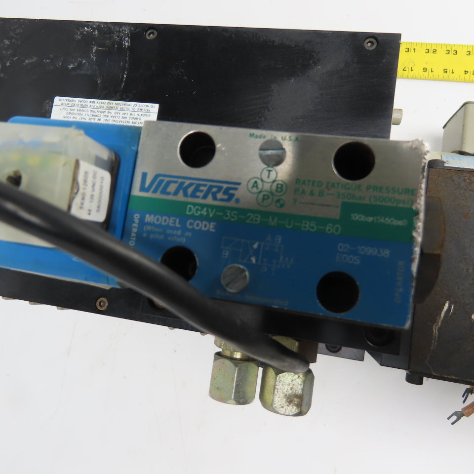 North American HEL150-T1-S 5Gal. 1/2HP 3PH Hydraulic Power Unit 5000psi 230/460V