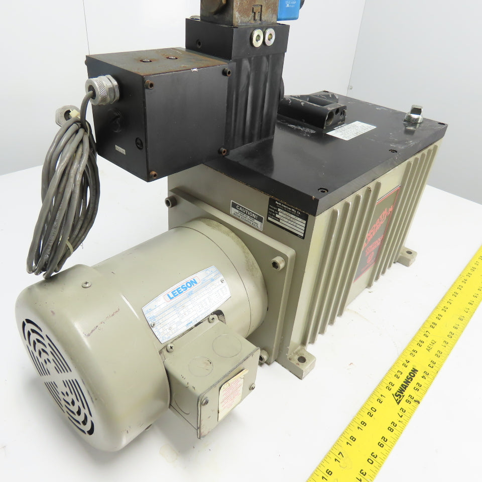 North American HEL150-T1-S 5Gal. 1/2HP 3PH Hydraulic Power Unit 5000psi 230/460V
