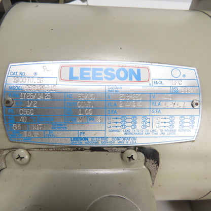 North American HEL150-T1-S 5Gal. 1/2HP 3PH Hydraulic Power Unit 5000psi 230/460V