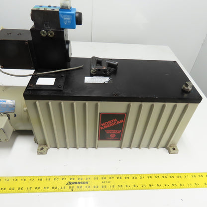 North American 7 Gal. 1/2 HP 3 PH Hydraulic Power Unit 5000psi 230/460V