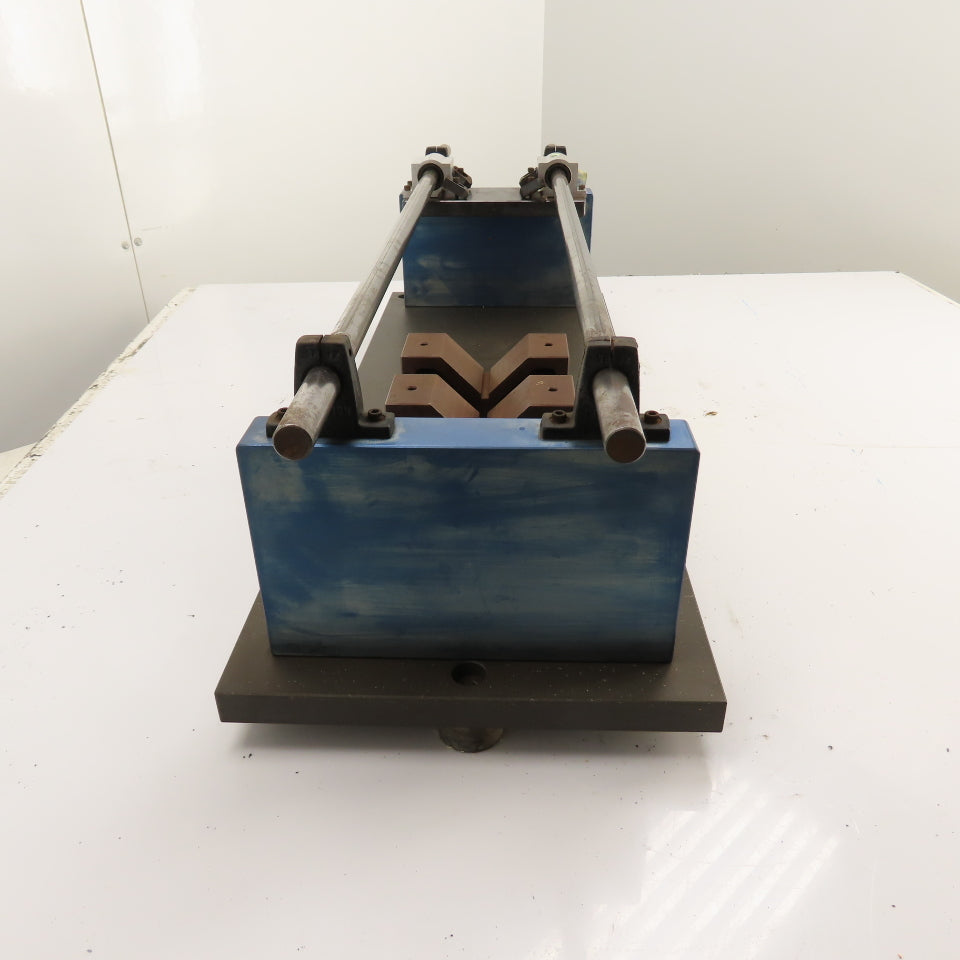 32" x 12" x 1" Thick Aluminum Fixture Setup Sliding Jig Fixture 23" Stroke