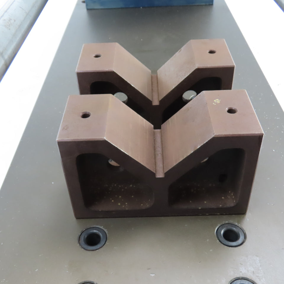 32" x 12" x 1" Thick Aluminum Fixture Setup Sliding Jig Fixture 23" Stroke