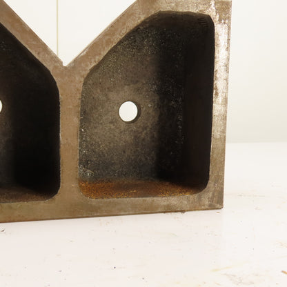 Heavy Duty Cast Iron V-Block Machinist Setup Fixture 11.75" x 5.75" x 7-7/8" H