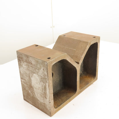 Heavy Duty Cast Iron V-Block Machinist Setup Fixture 11.75" x 5.75" x 7-7/8" H