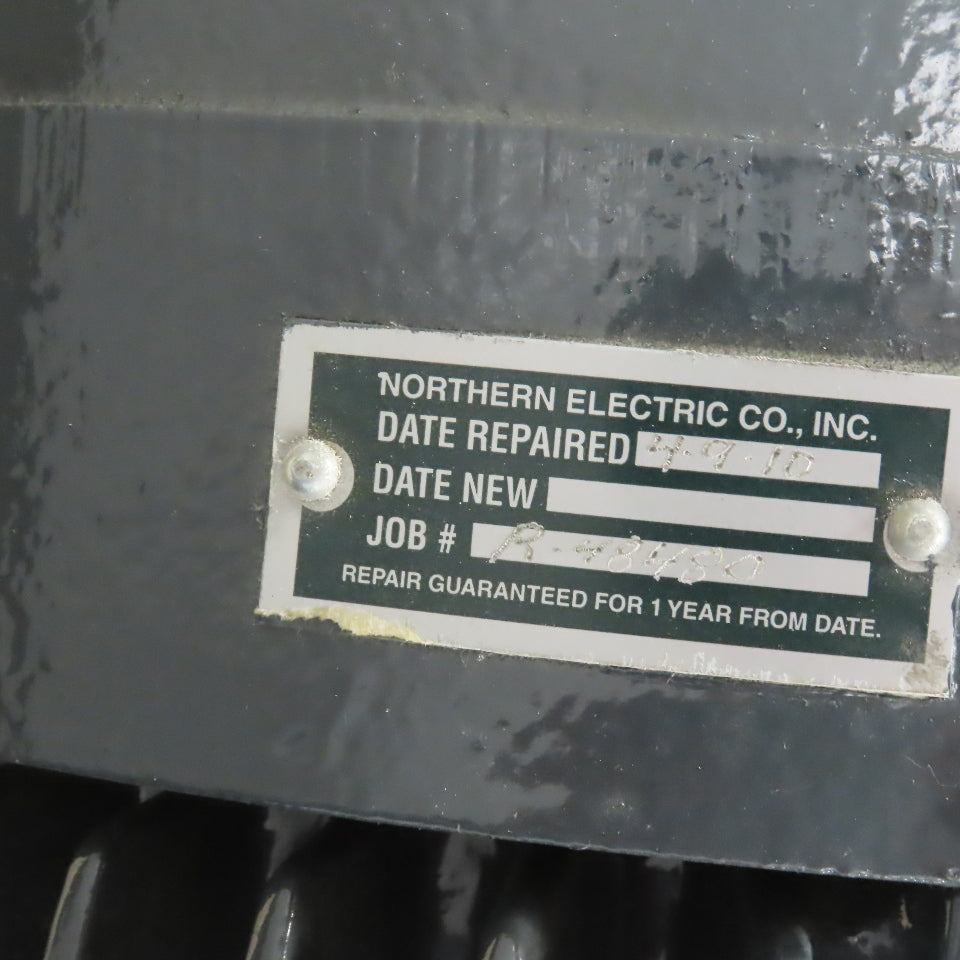 Reliance 75Hp 460V 3Ph 60Hz 1775RPM Duty Master AC Motor 365T Frame