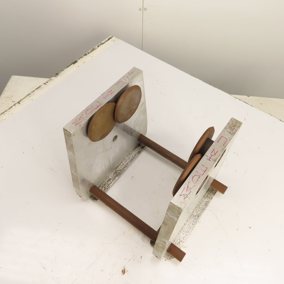 Aluminum A-Frame Static Balancer/Balancing Way 12" Swing x 4" Rollers USA Made