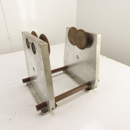 Aluminum A-Frame Static Balancer/Balancing Way 12" Swing x 4" Rollers USA Made