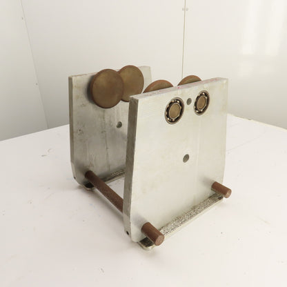 Aluminum A-Frame Static Balancer/Balancing Way 12" Swing x 4" Rollers USA Made