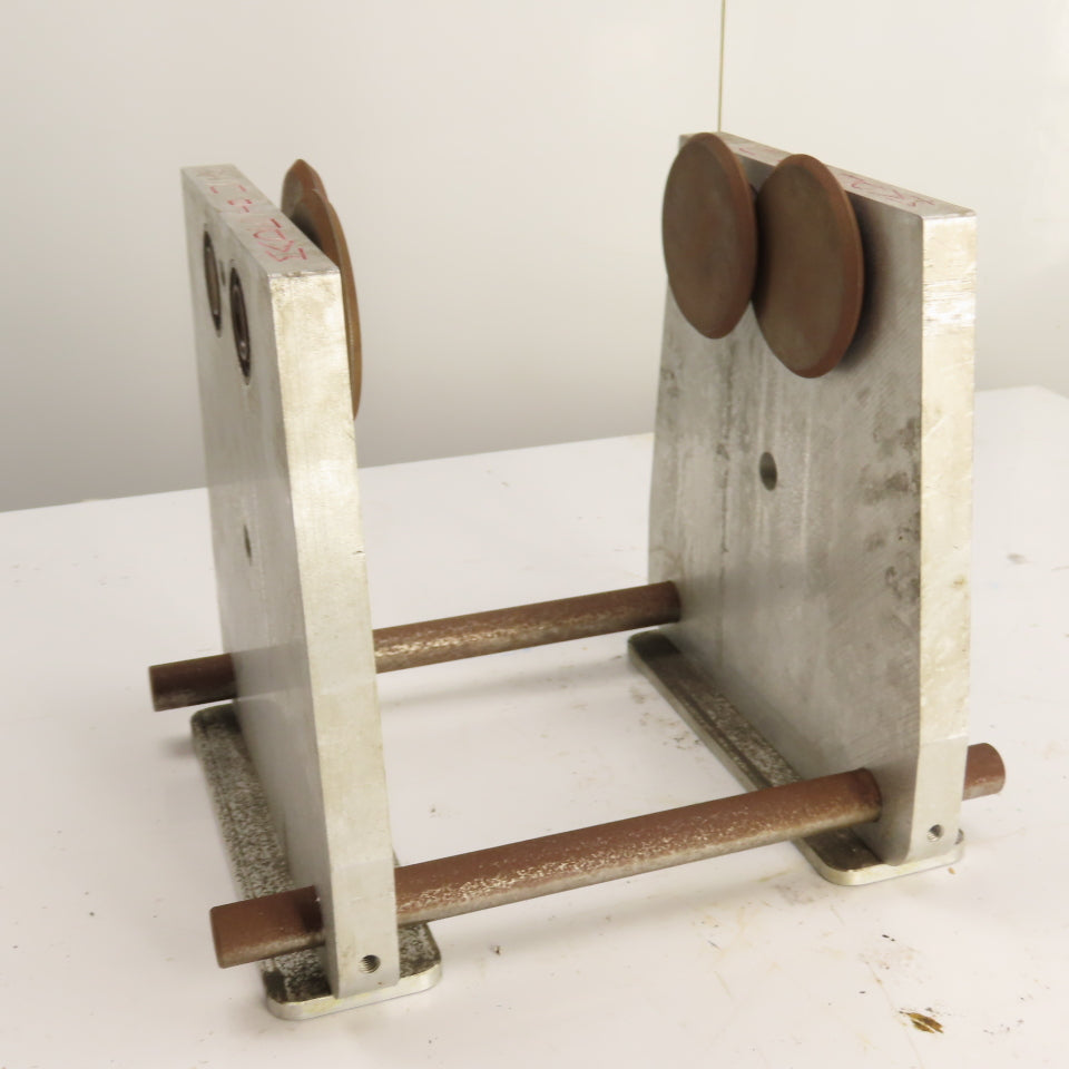 Aluminum A-Frame Static Balancer/Balancing Way 12" Swing x 4" Rollers USA Made