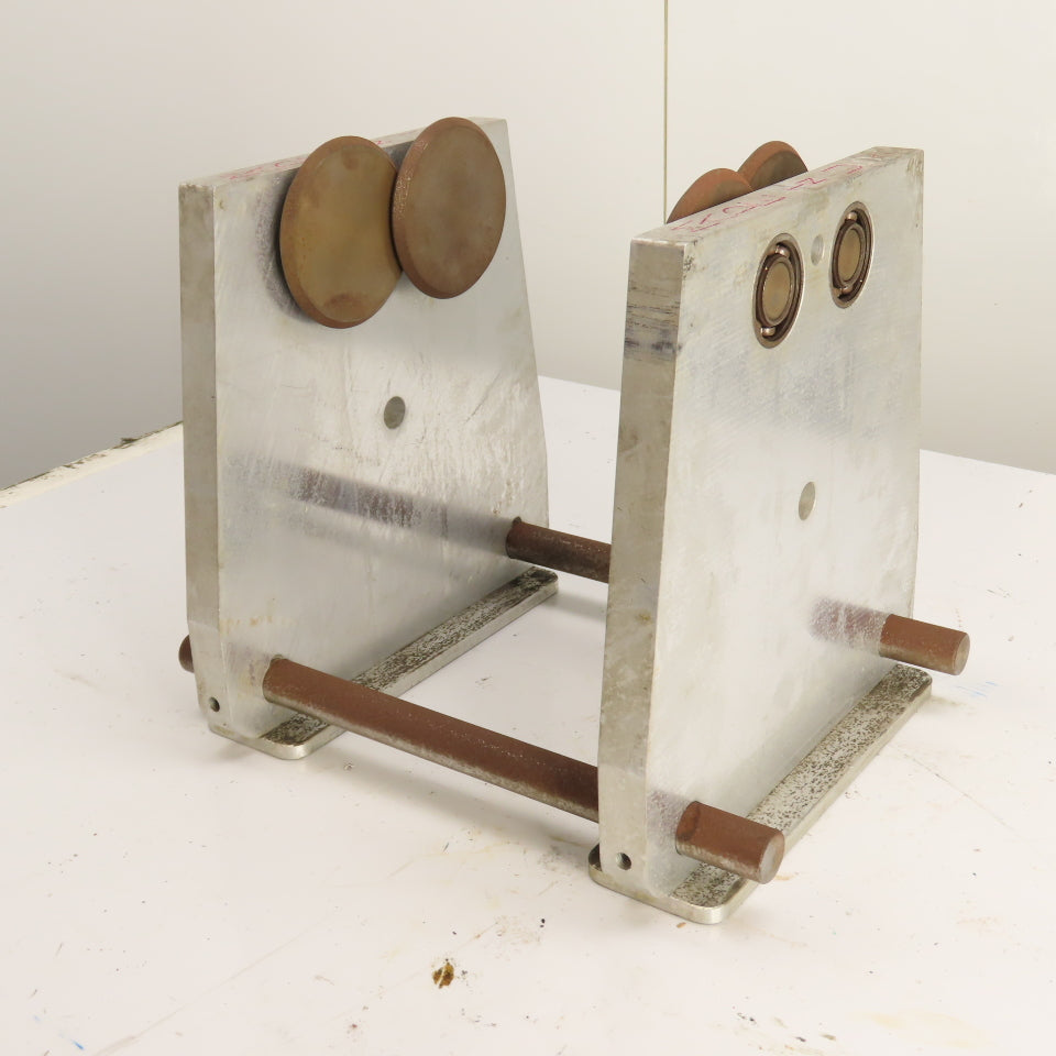 Aluminum A-Frame Static Balancer/Balancing Way 12" Swing x 4" Rollers USA Made