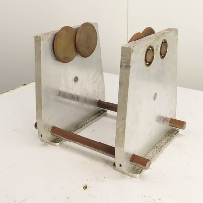 Aluminum A-Frame Static Balancer/Balancing Way 12" Swing x 4" Rollers USA Made