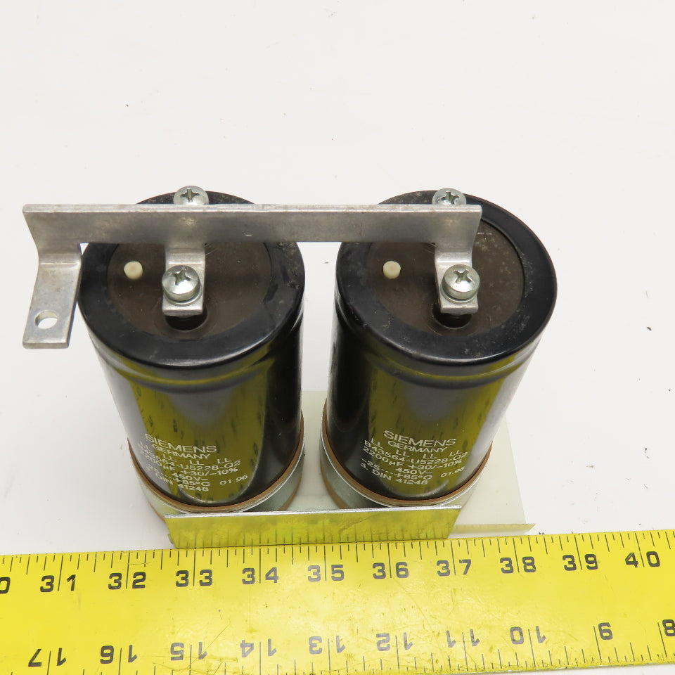 Siemens B43564-U5228-Q2 2200uF +30/-10% 450V Capacitors Lot Of 2
