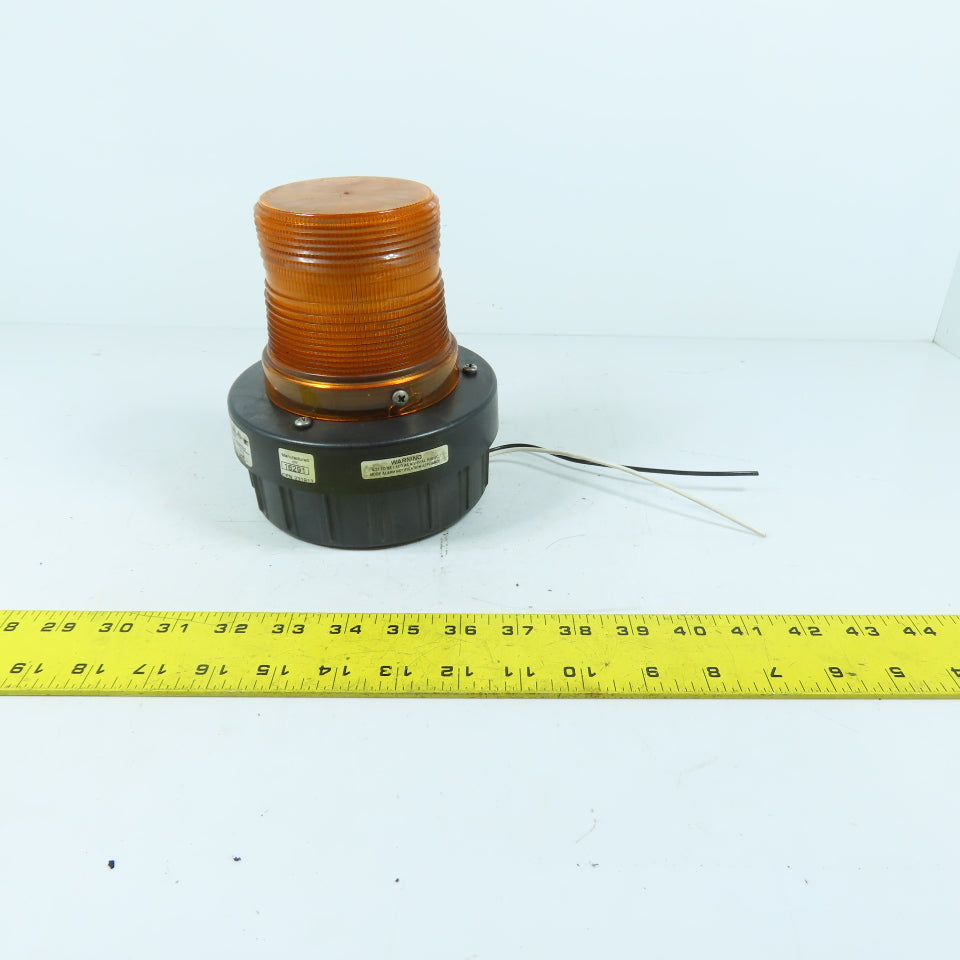 Federal Signal AV1-LED 120V LED Audio Visual Signal Light Amber