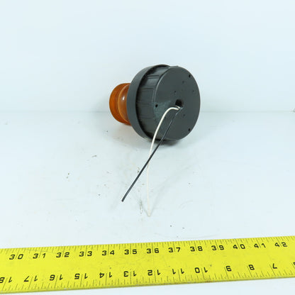 Federal Signal AV1-LED 120V LED Audio Visual Signal Light Amber