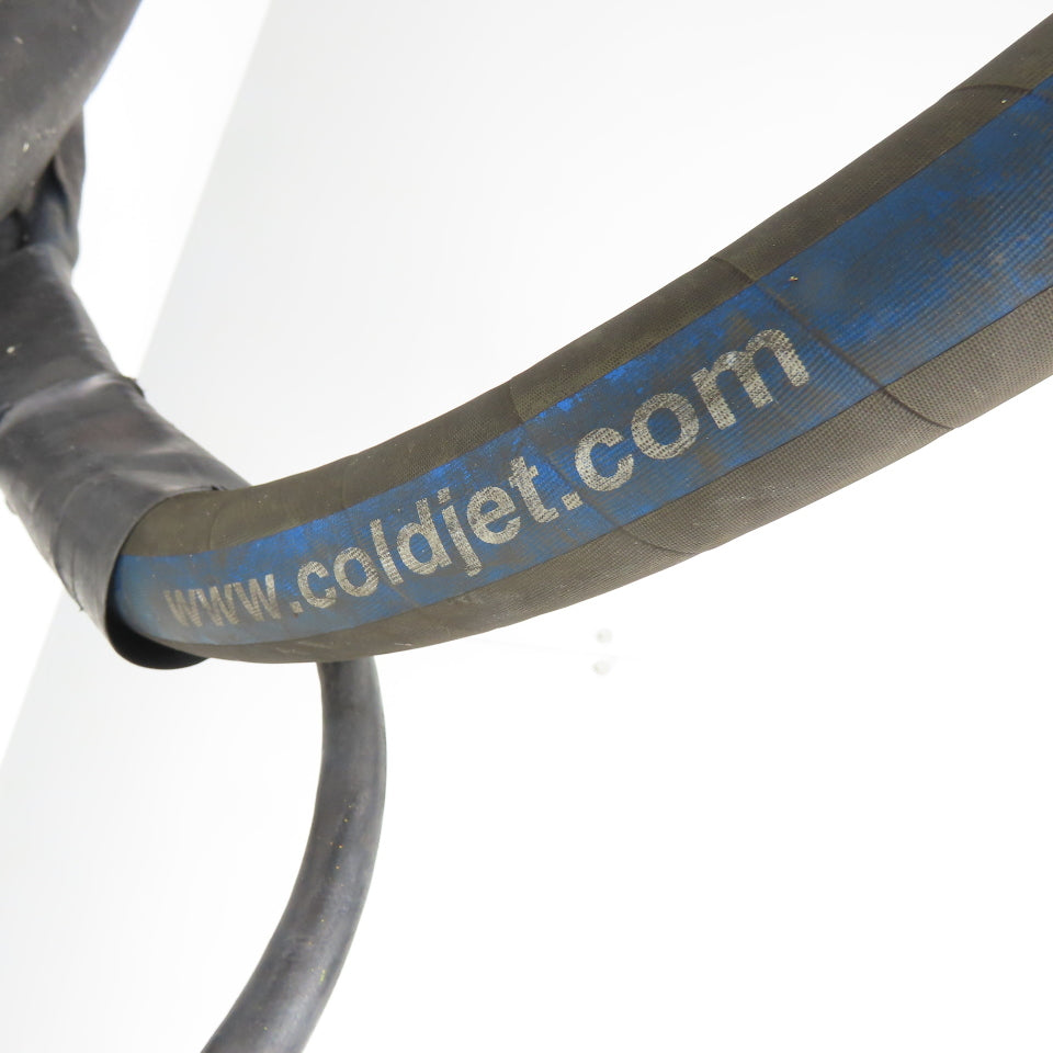 Cold Jet Dry Ice Blasting Applicator Hose with Control Cable 22' Long
