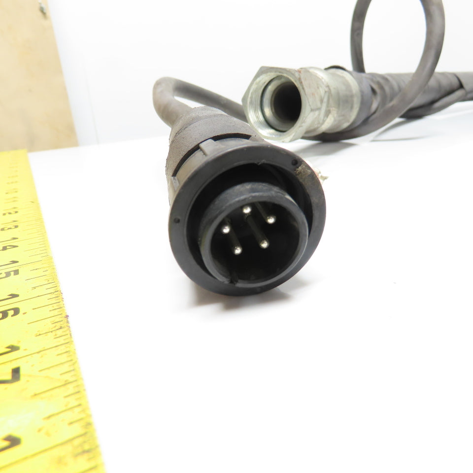 Cold Jet Dry Ice Blasting Applicator Hose with Control Cable 22' Long