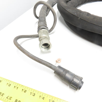 Cold Jet Dry Ice Blasting Applicator Hose with Control Cable 22' Long