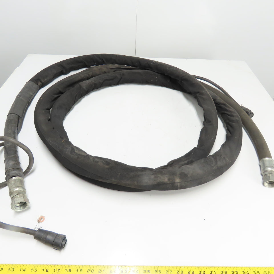 Cold Jet Dry Ice Blasting Applicator Hose with Control Cable 22' Long