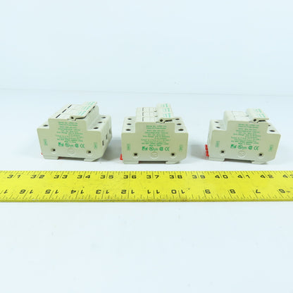 Littelfuse LPSC CH (2) 3-Pole (1) 2-Pole Class CC Fuse Holder 600V 30A DIN Rail