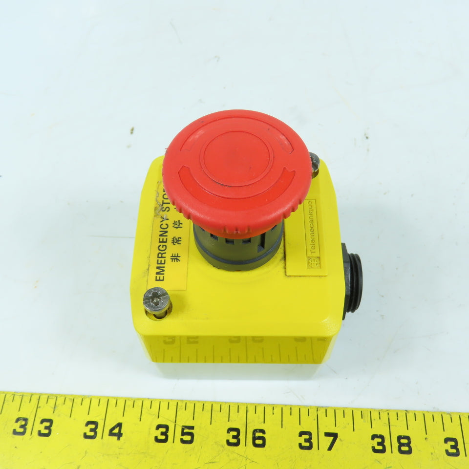 Telemecanique XALK178 Emergency Stop Station 40mm Mushroom Head Red/Yellow