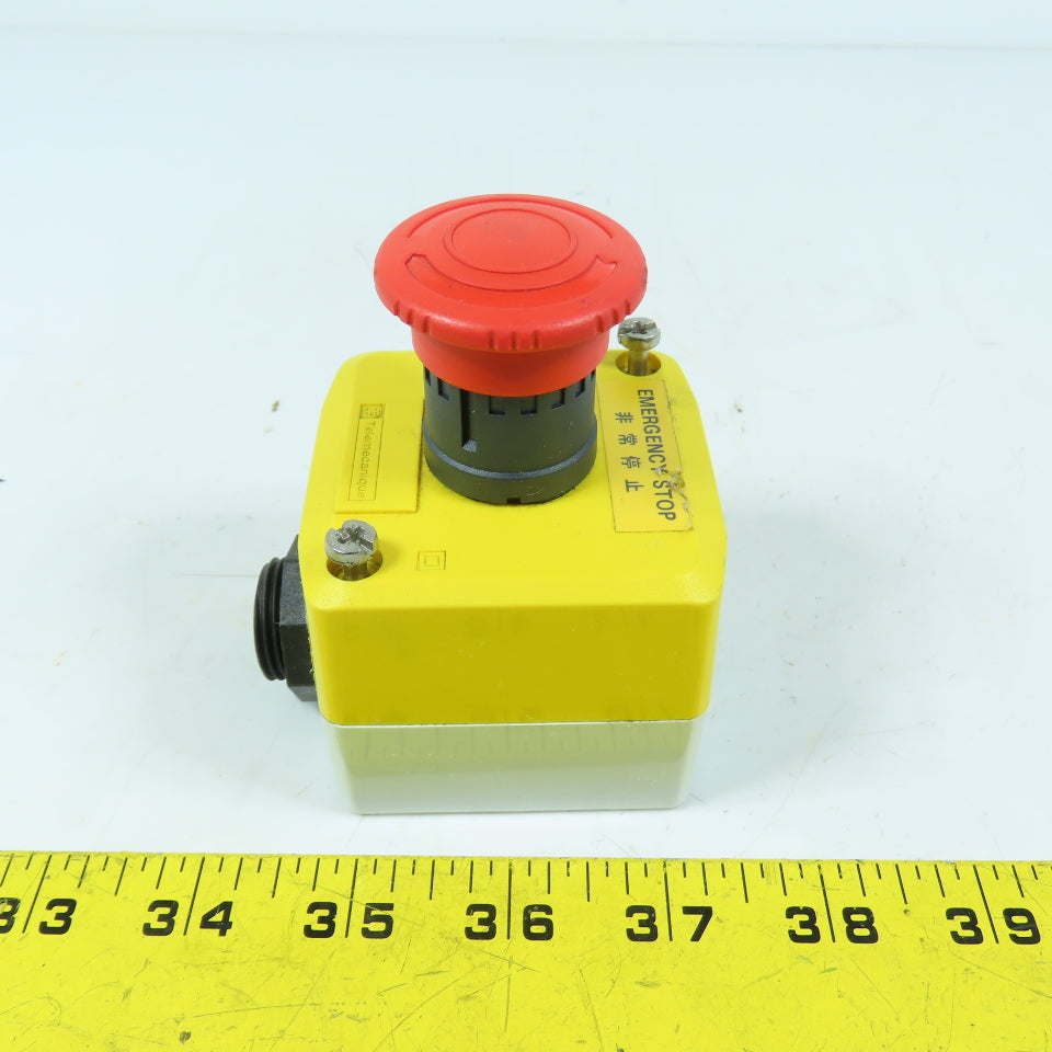 Telemecanique XALK178 Emergency Stop Station 40mm Mushroom Head Red/Yellow