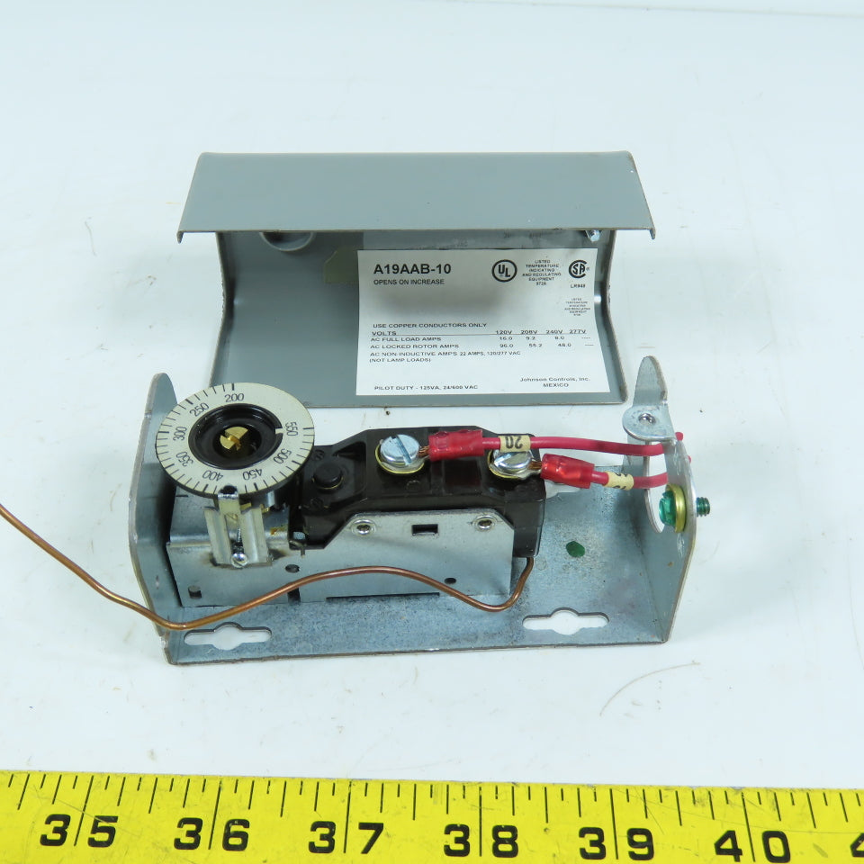 Johnson Controls A19AAB-10 Remote Bulb Temperature Control 200-550F 120/277V