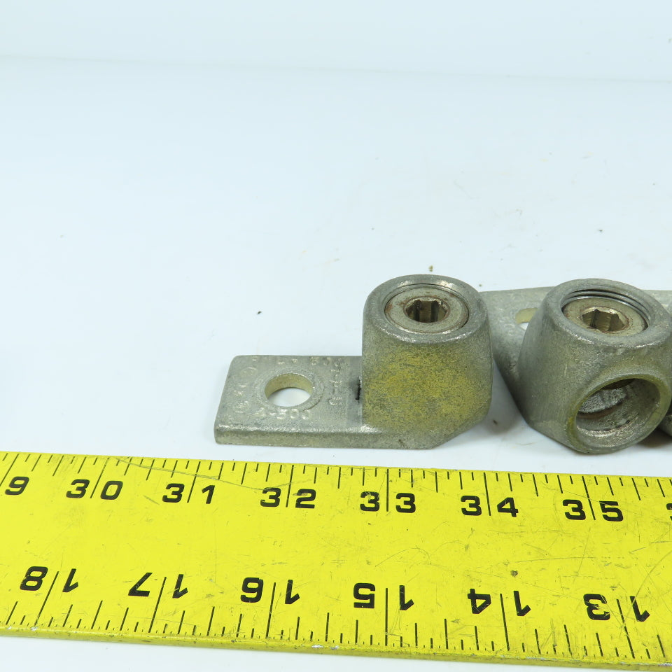 PNL-500 KA-30 Lot /6 Mechanical Terminal Lugs 5 Aluminum 1 Copper 300-500 kcmil