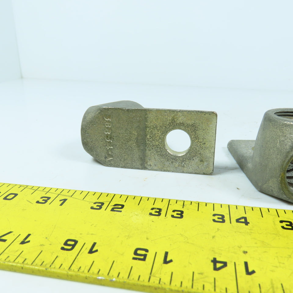 PNL-500 KA-30 Lot /6 Mechanical Terminal Lugs 5 Aluminum 1 Copper 300-500 kcmil