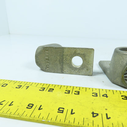 PNL-500 KA-30 Lot /6 Mechanical Terminal Lugs 5 Aluminum 1 Copper 300-500 kcmil