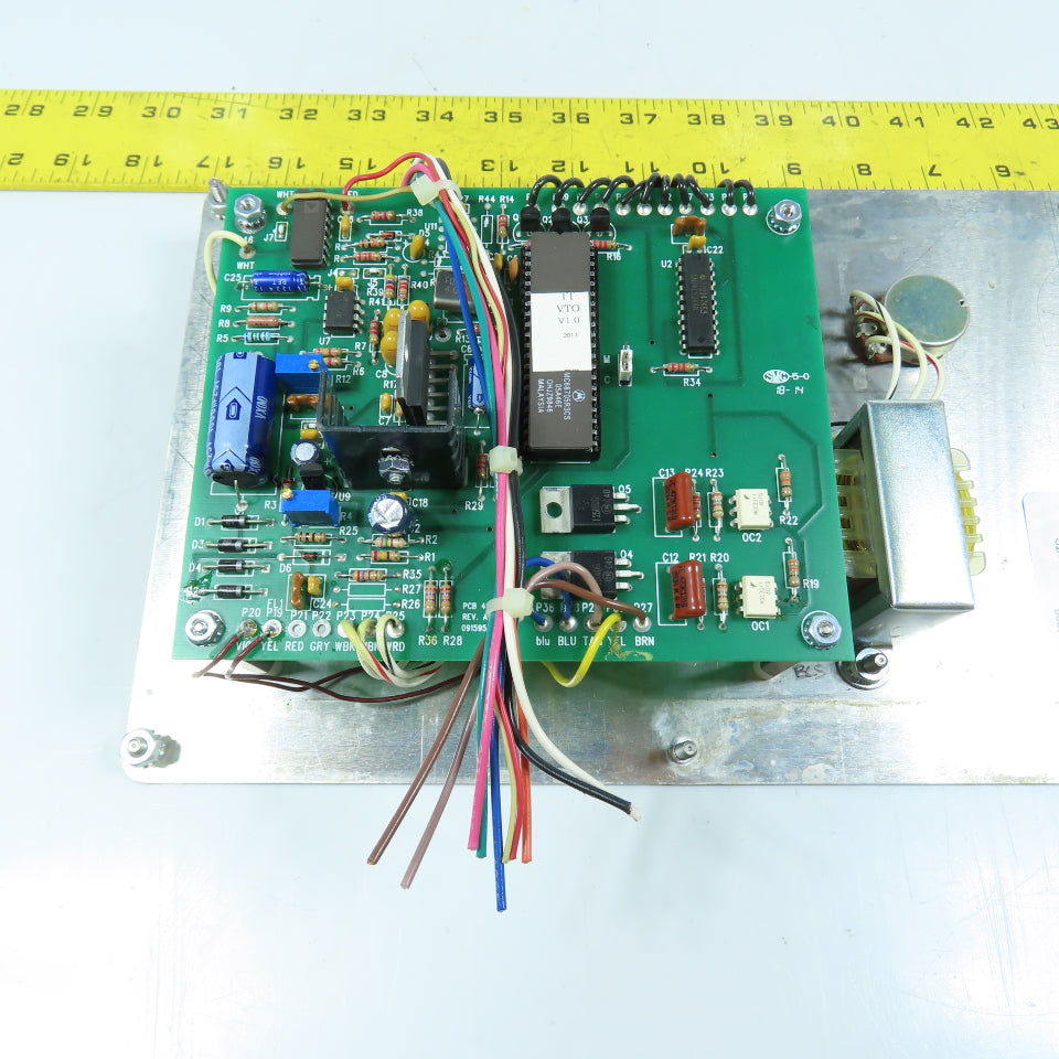 Temptek 493066 214000 VTO Instrument Temperature Control Panel Display 50-400F