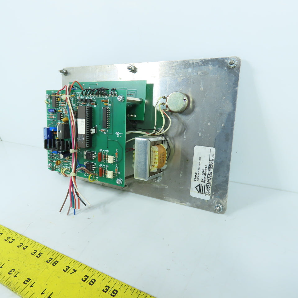 Temptek 493066 214000 VTO Instrument Temperature Control Panel Display 50-400F