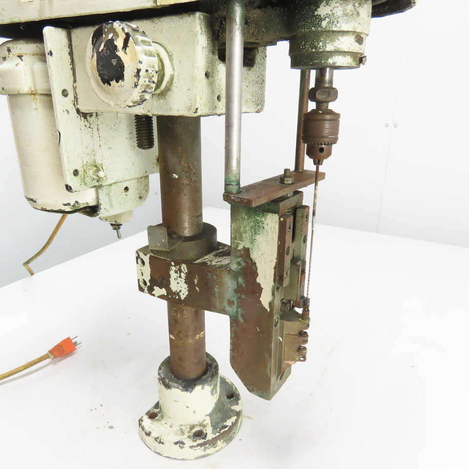 Leblanc 0578 Vintage Industrial Bench Drill Press 115V 1Ph Tested