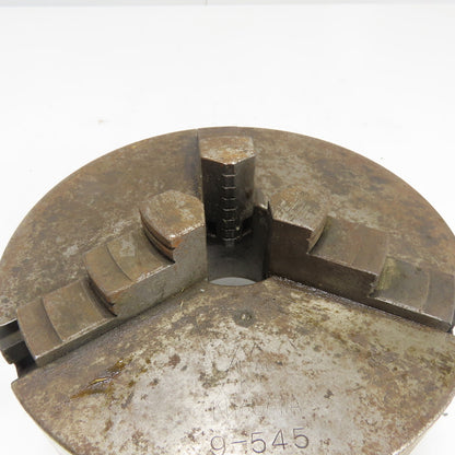 Kitagawa 9-545 3-Jaw Center Through Hole Lathe Chuck 9" OD