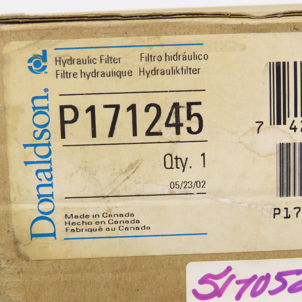 Donaldson P171245 Hydraulic Filter Element NOS OEM
