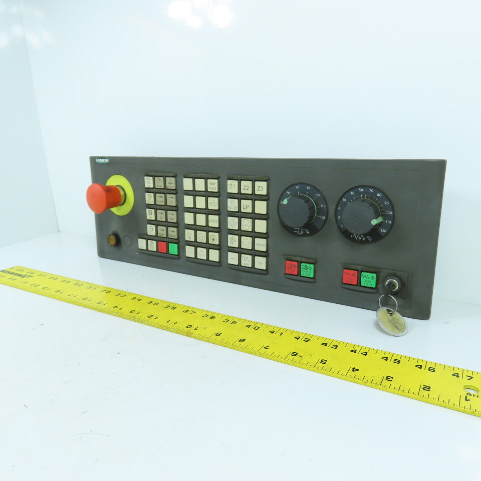 Siemens 6FC5203-0AF22-0AA2 Sinumerik MCP 483C Machine Control Panel MPI