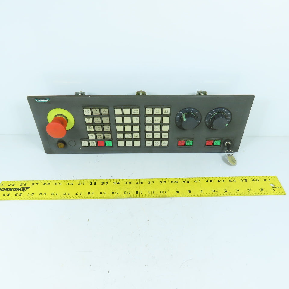 Siemens 6FC5203-0AF22-0AA2 Sinumerik MCP 483C Machine Control Panel MPI