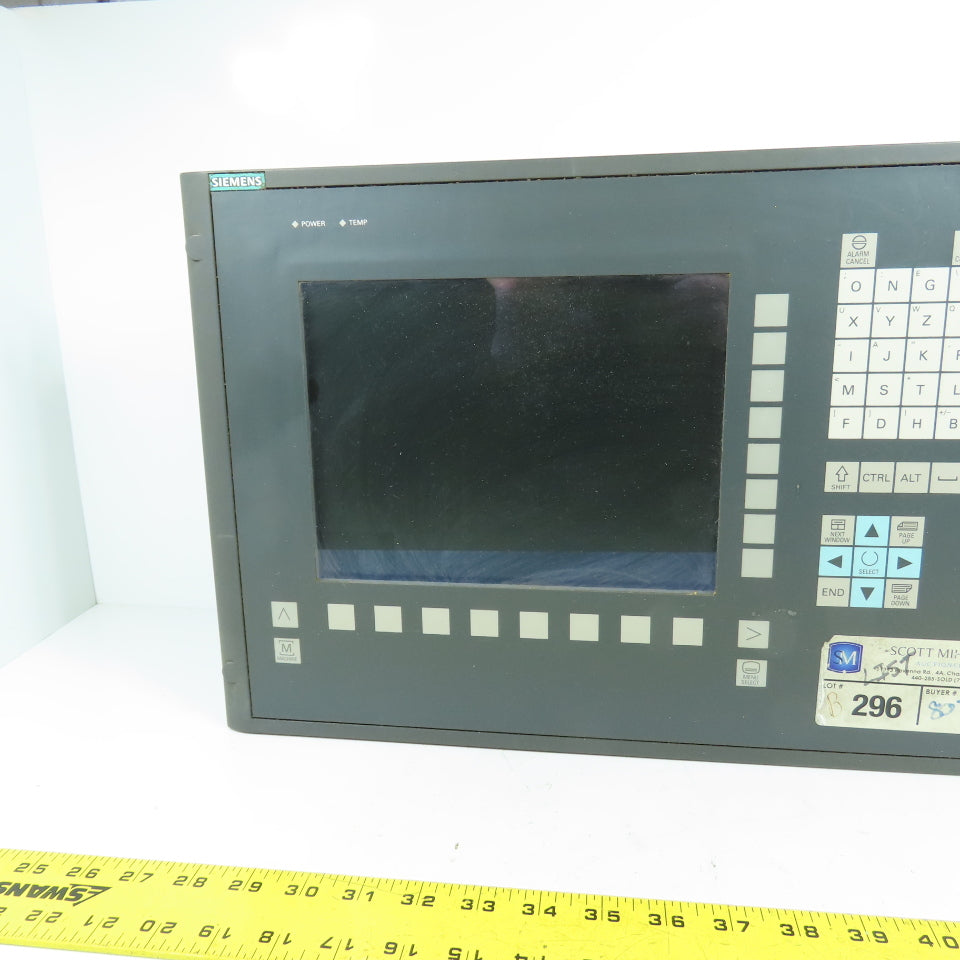 Siemens 6FC5203-0AF00-0AA1 HMI W/ 6FC5210-0DF22-2AA0