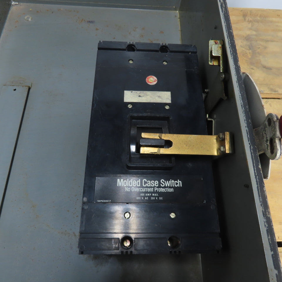 Westinghouse CNB 800A Circuit Breaker Safety Disconnect Switch 600VAC 250VDC