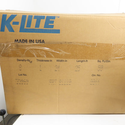 K-Lite NULL Refractory Ceramic Fiber Blanket 9 lb/cf 1" x 24" Wide x 25' L