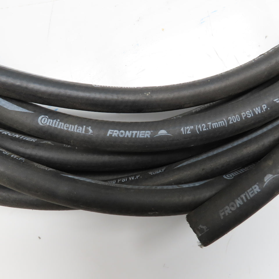 Continental Frontier 1/2" 200 PSI W.P. Rubber Air Hose 37' Long