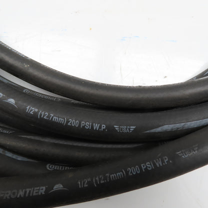 Continental Frontier 1/2" 200 PSI W.P. Rubber Air Hose 37' Long