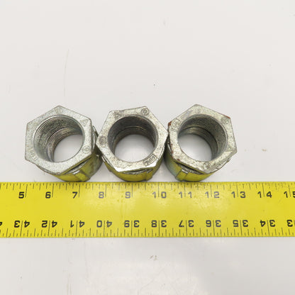 Appleton 1-1/4" IMC Rigid Conduit Hub Electroplated Zinc Lot Of 3