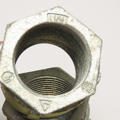 Appleton 1-1/4" IMC Rigid Conduit Hub Electroplated Zinc Lot Of 3