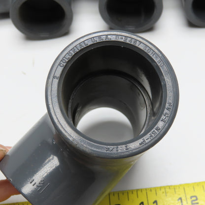 Colonial 1-1/2" Sch. 80 PVC Pipe Union Slip Socket Lot Of 6