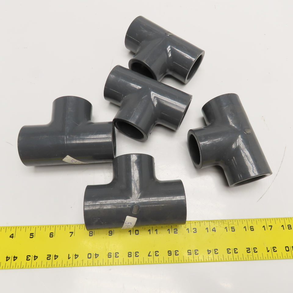 Colonial 1-1/2" Sch. 80 PVC Pipe Union Slip Socket Lot Of 6