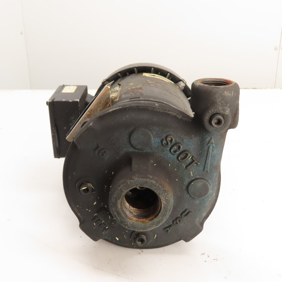 Scot 3004K168 1.5HP Centrifugal Pump & Motor 208-230/460V 3Ph 3500RPM Tested