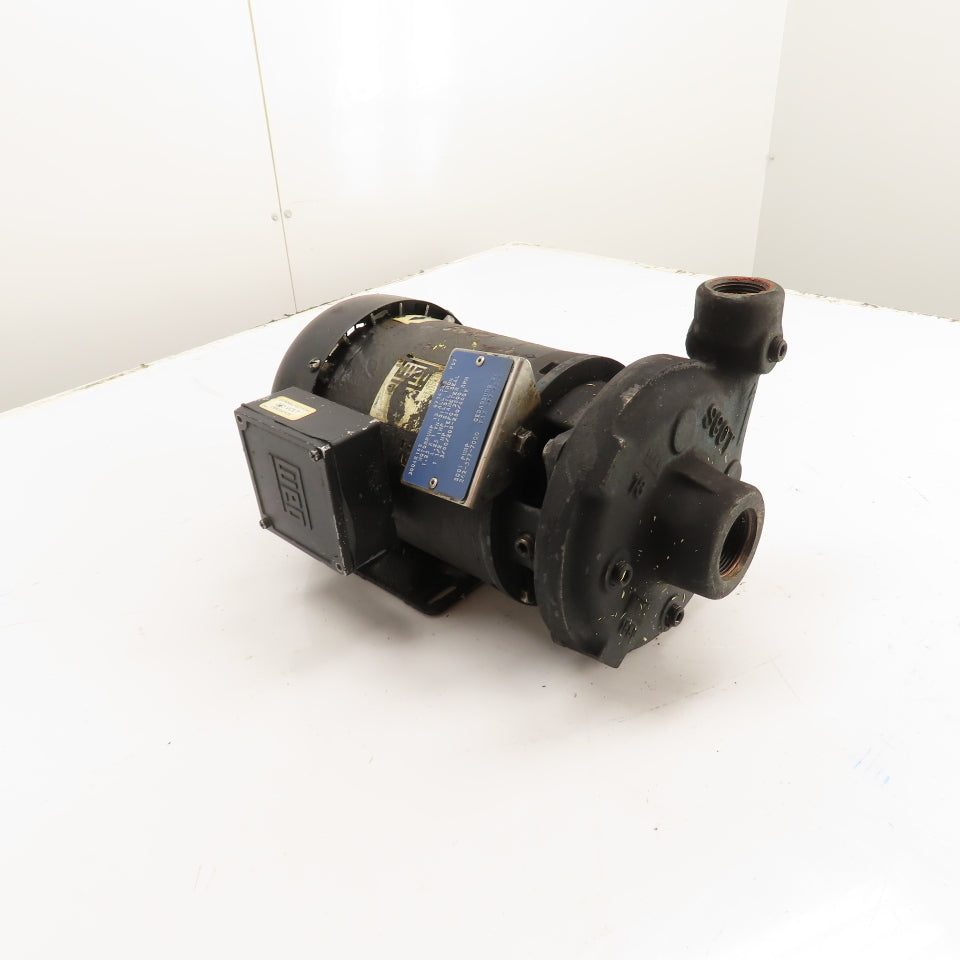 Scot 3004K168 1.5HP Centrifugal Pump & Motor 208-230/460V 3Ph 3500RPM Tested