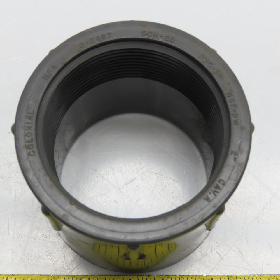 Colonial 2" Sch. 80 PVC Pipe Adaptor FNPT x Slip Socket