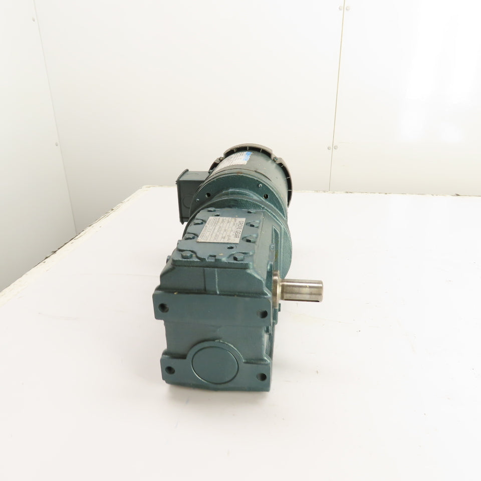 Grove Gear WGR1043 1/4HP Gearmotor 230.09:1 Ratio 7.6 RPM 1" Shaft 230/460V 3PH